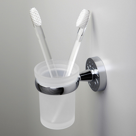 Стакан WasserKRAFT Isen K-4028 одинарный, хром