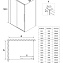 Душевой уголок Niagara Nova NG-85-11TB-TB100-34 110x100x195 тонированное/черный матовый - фото 11