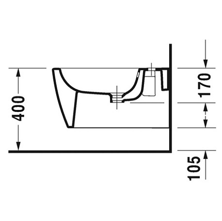 Биде подвесное Duravit ME by Starck 2288150000
