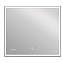Зеркало Cersanit Design Pro KN-LU-LED011*80-d-Os 80*70 с подсветкой и часами - фото 1