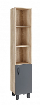 Шкаф-пенал Grossman Флай 303002 30 дуб сонома/серый