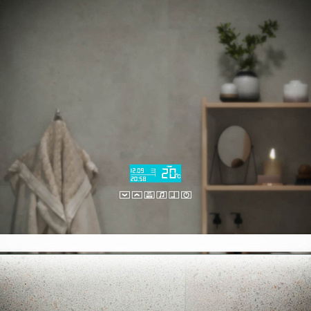 Зеркало Sancos City 2.0 CI2.900 90x70 с подсветкой и bluetooth