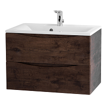 Тумба с раковиной BelBagno Marino MARINO-700-2C-SO-RW-P 70 rovere moro