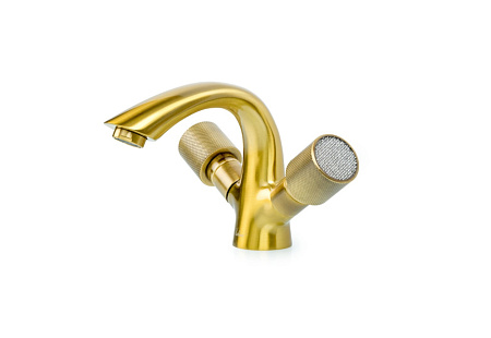 Смеситель Boheme Royal Cristal 311-Royal/CRST для раковины, бронза