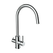 Смеситель Agger Zest A0700700 для кухонной мойки, с каналом питьевой воды, хром