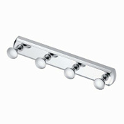 Вешалка WasserKRAFT K-1074 4 крючка, хром