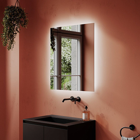 Зеркало Sancos Square SQ700 70х80 с подстветкой