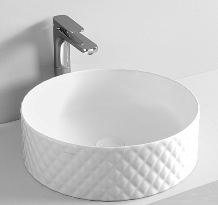Раковина ArtCeram Rombo OSL009 01;00 44 белый глянцевый