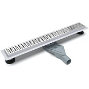 Душевой лоток Esbano Combi C-NICE-70MC с решёткой, хром матовый