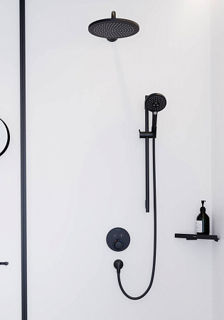 Полка Hansgrohe AddStoris 41741670 угловая черный матовый