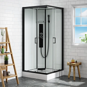 Душевая кабина Ceruttispa AMI Quadro 90х90 черный