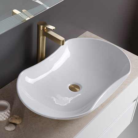Раковина накладная BelBagno BB1334 41x66.5x12 белый