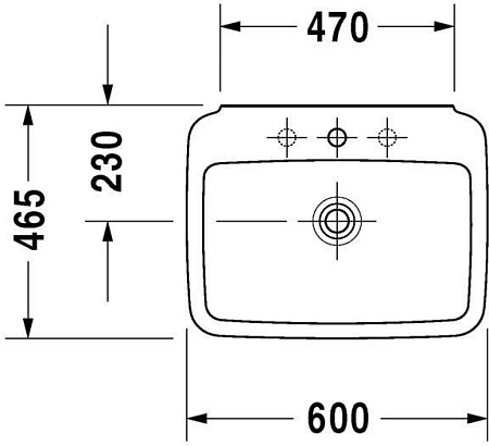 Раковина Duravit Puravida 2701600000 60