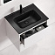 Мебель для ванной Sancos Libra 60 LB60W белый/черный - фото 8