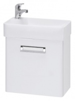 Тумба с раковиной Dreja Door 44 белый глянец