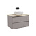 Тумба с раковиной и столешницей Sancos Snob T 80 SNT80SM+TT80A2 Doha Soft/Kreman