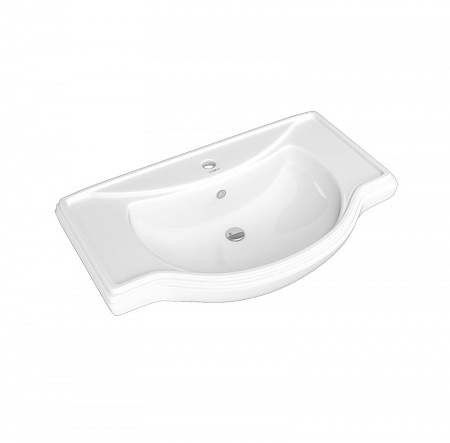 Мебель для ванной Tessoro Foster TS-F9065-CH-W-S 65 подвесная, белый с патиной серебро