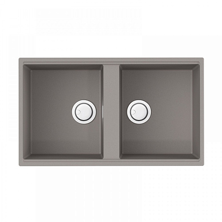 Кухонная мойка Omoikiri Kitagawa 83-2-U-GR 83х48 серый