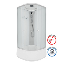 Душевая кабина Niagara Eco E90/40/MT 90x90x215 L/R стекло матовое/профиль серебро