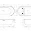 Акриловая ванна BelBagno BB411-1700-800 170x80 белый - фото 5