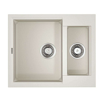 Кухонная мойка Omoikiri Sakaime 60-2-WH 50x60x21 белый