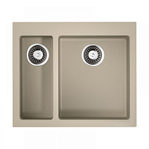 Кухонная мойка Omoikiri Bosen 59-2-SA 59х50 бежевый