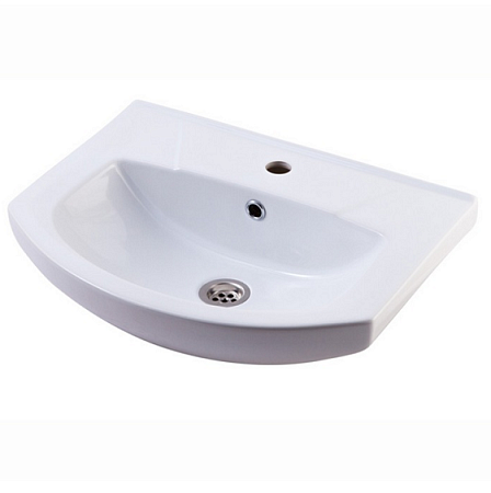 Тумба с раковиной Aqwella Аллегро Agr.01.05/1 50 подвесная, 1 ящик, белая