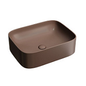Раковина накладная Ceramica Nova Element CN6052MDB 50.5x38x15 темно-коричневый матовый