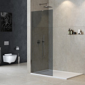 Душевая перегородка Cezares Liberta LIBERTA-L-1-TB-90-GR-Cr тонированное/хром глянцевый