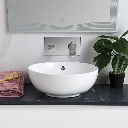 Раковина накладная BelBagno BB1077 44x44x15.5 белый