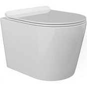 Унитаз подвесной beWash Aldo BKWHR001480 с системой микролифт, белый глянцевый
