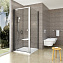 Душевой уголок Ravak Pivot PDOP2-120 + PPS-90 Transparent, сатин - фото 1