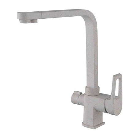 Смеситель Zorg Sanitary ZR 334 YF- КВАРЦ для кухонной мойки, кварц