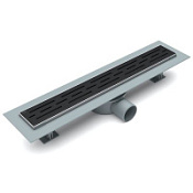 Душевой лоток Esbano Eco E-RAIN-70MB с решёткой, черный матовый