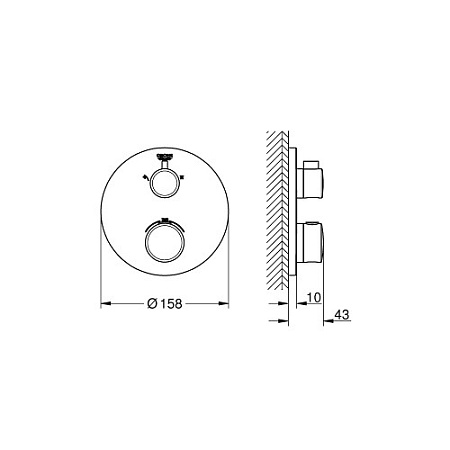 Термостат Grohe Grohtherm 24076000 для душа