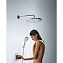 Термостат Hansgrohe ShowerSelect 15763670 для душа, черный матовый - фото 2