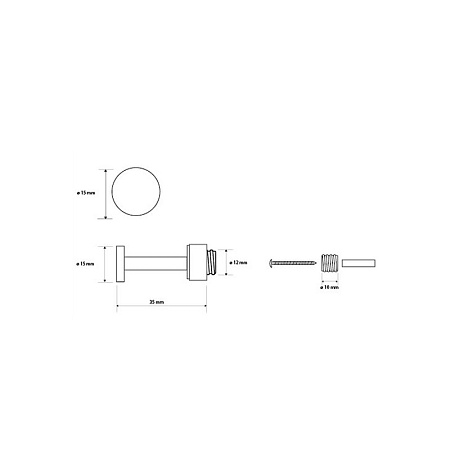 Крючок Bemeta Omega 104206023