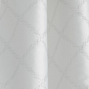 Шторка для ванной Migliore 26642 180x200 узор ар-деко сильвер, цвет серебро