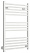 Полотенцесушитель водяной Сунержа Модус 30-0250-8050 800x500 белый матовый