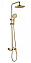 Душевая стойка Boheme Spectre 458-G для ванны, золото