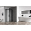 Душевой уголок BelBagno Acqua ACQUA-R-2-90-C-NERO 90х90 черный матовый - фото 4