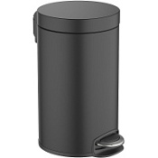 Ведро Aquatek AQ4992MB с педалью 8л, черный матовый
