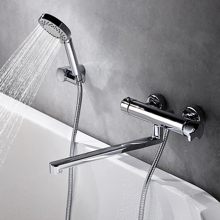 Смеситель WasserKRAFT Berkel 4802L для ванны с длинным изливом