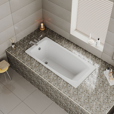 Чугунная ванна Delice Repos DLR220508 170х70 без ручек