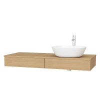 Тумба с раковиной VitrA Origin 65684 120 R дуб