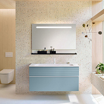 Тумба с раковиной Burgbad Fiumo SFXN122F3957FOT55G0223C0001*1 120 голубой матовый Тумба с раковиной Burgbad Fiumo SFXN122F3957FOT55G0223C0001*1 120 голубой матовый