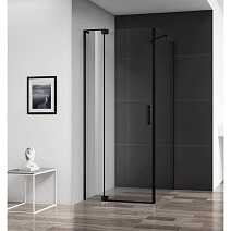 Душевой уголок Cezares Slider SLIDER-AH-1-100-100/110-C-NERO профиль черный