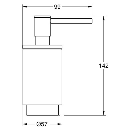 Дозатор жидкого мыла Grohe Selection 41218KF0 фантомный чёрный