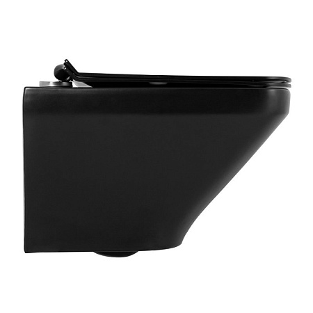 Унитаз подвесной BelBagno Sela BB3201CHR-MB черный матовый