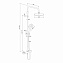 Душевая стойка Damixa Option DX218091000 с термостатом, хром - фото 3